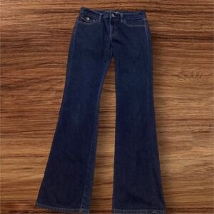 Dark Blue Women's Flared Jeans